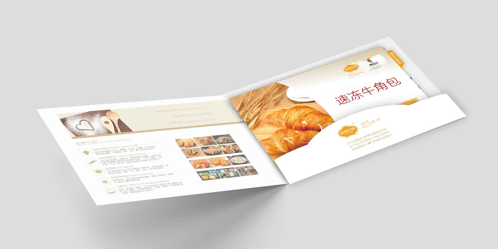佰翔冷凍食品手冊(cè)目錄、折頁宣傳單頁、產(chǎn)品畫冊(cè)設(shè)計(jì)